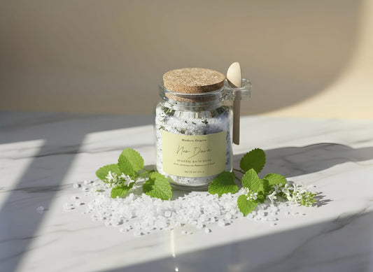New Beginnings Bath Soak – Lemongrass & Rosemary Essential Oils – Clary Sage & Frankincense Fragrance – Cleansing & Renewal Ritual Soak