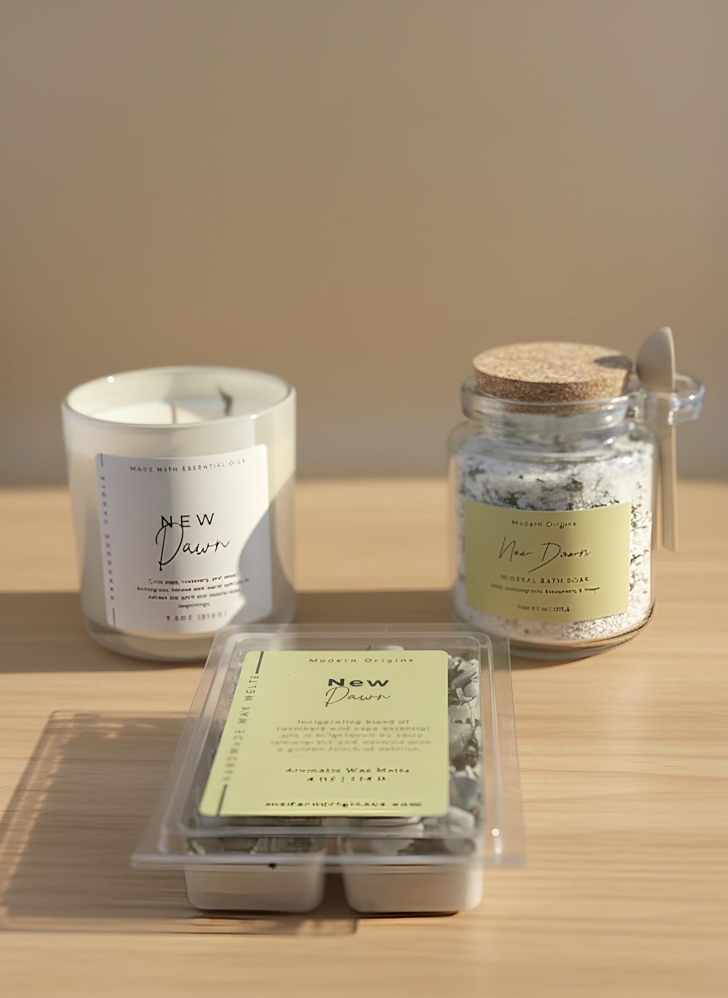 Ritual Trio – Candle + Bath Soak + Wax Melt