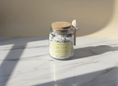 New Beginnings Bath Soak – Lemongrass & Rosemary Essential Oils – Clary Sage & Frankincense Fragrance – Cleansing & Renewal Ritual Soak
