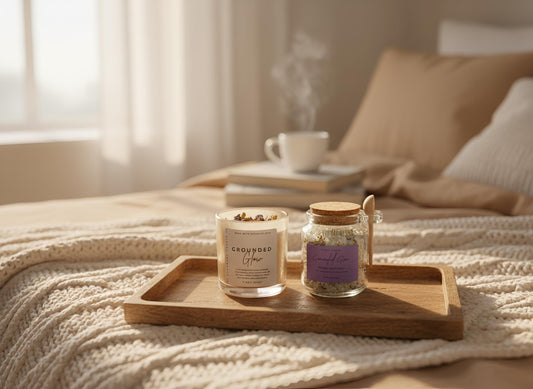 Ritual Duo – 7.5oz Candle + Bath Soak Bundle