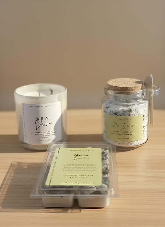 Ritual Trio – Candle + Bath Soak + Wax Melt